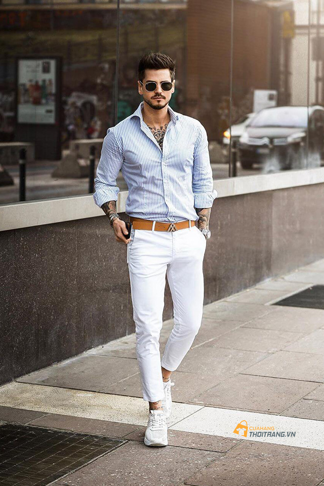 Quần Chinos dáng Slim fit